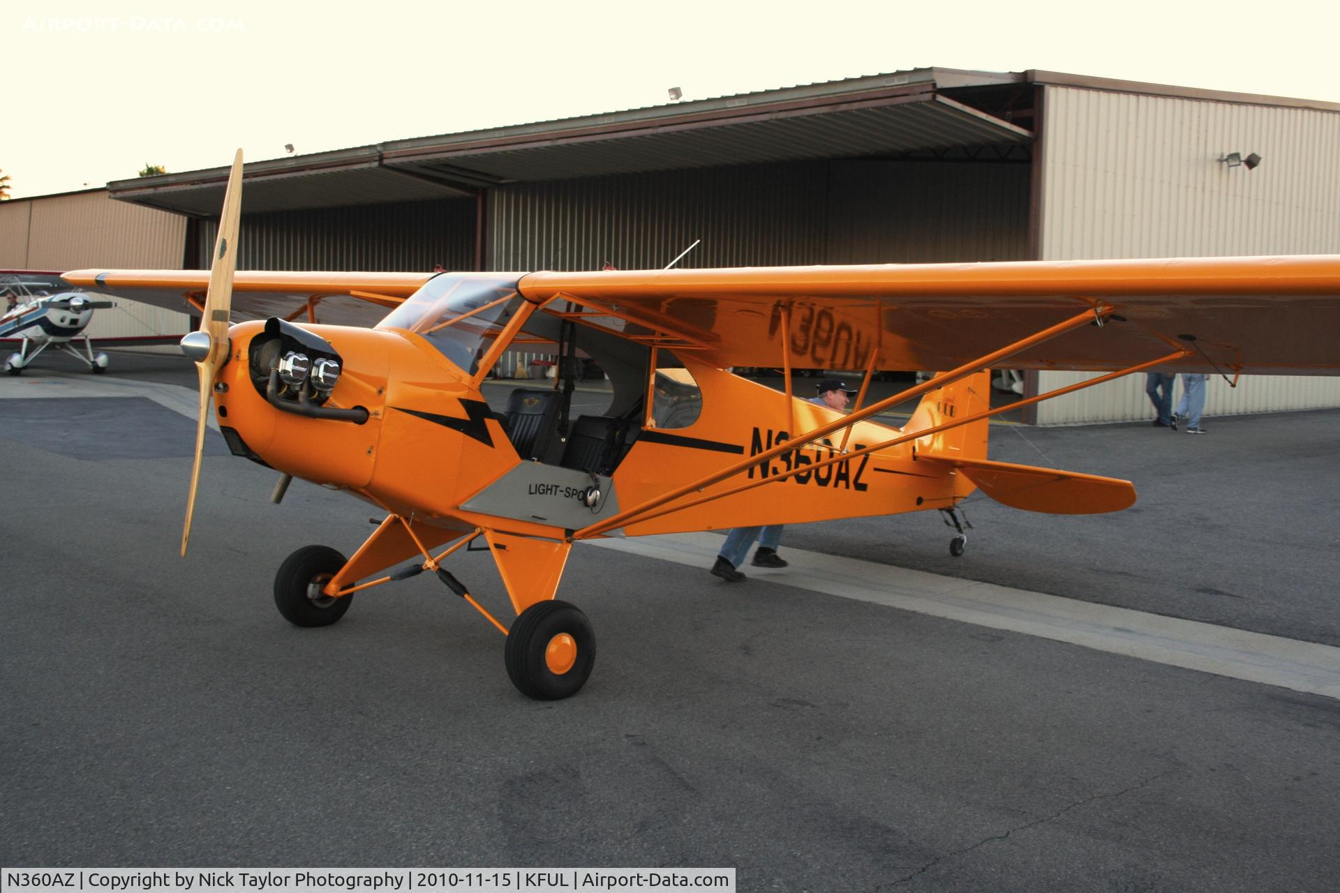 N360AZ, 2008 American Legend AL3 C/N AL-1122, Pulling out for a mission