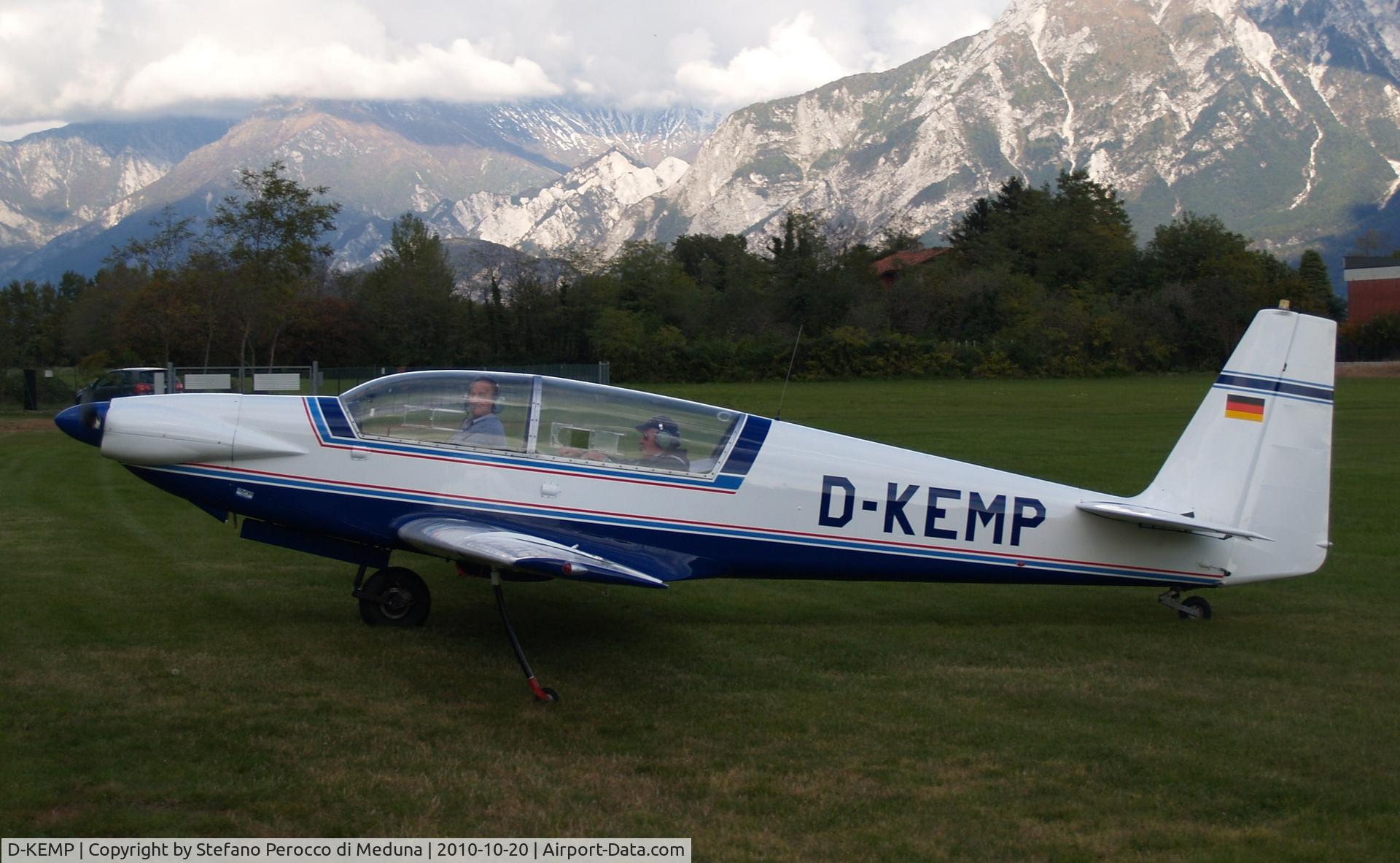 D-KEMP, 1972 Sportavia-Putzer Fournier RF-4D C/N 5096, D-KEMP in Rivolid'Osoppo airstrip