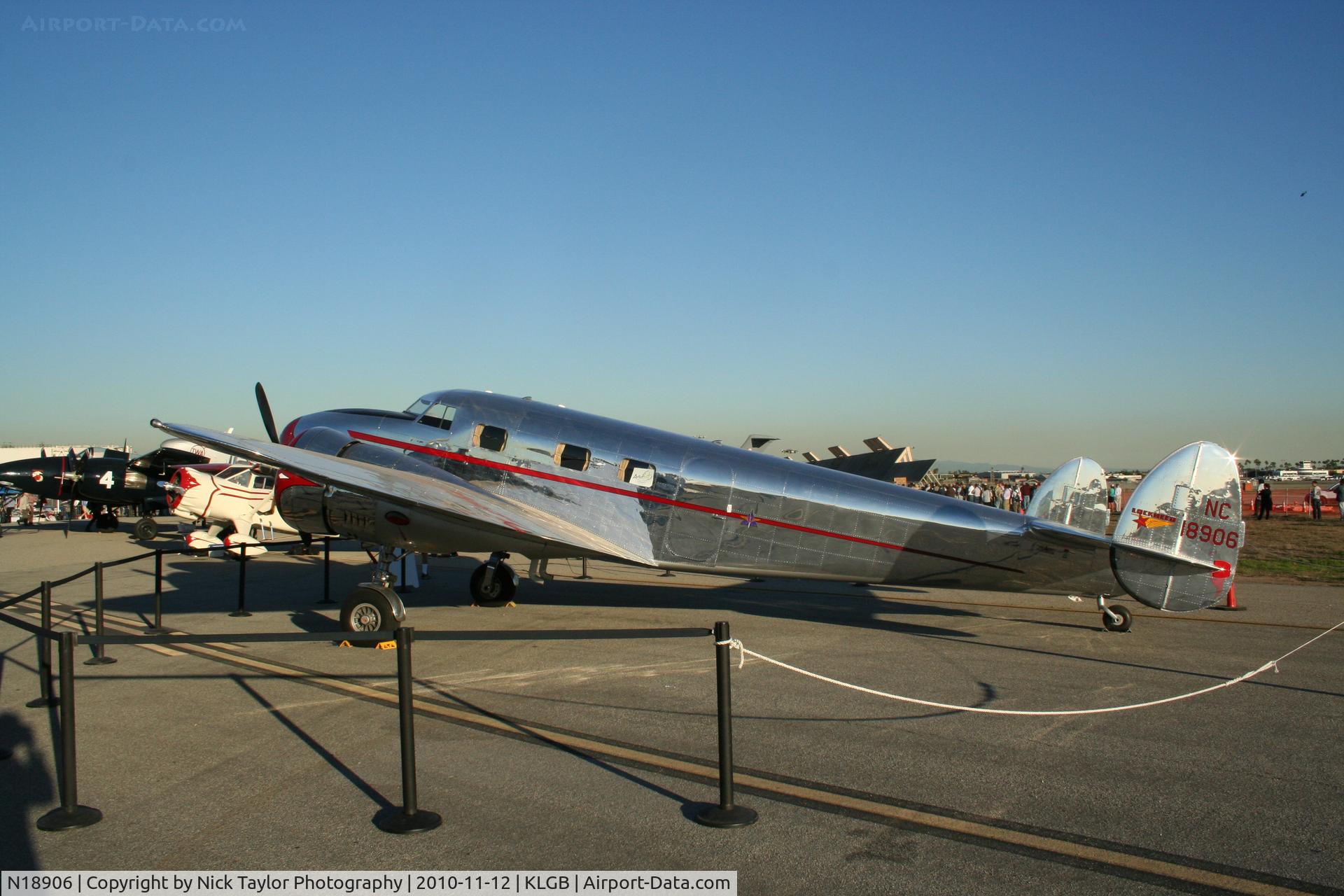 N18906, Lockheed 12A Electra Junior C/N 1277, at the AOPA Airport fest