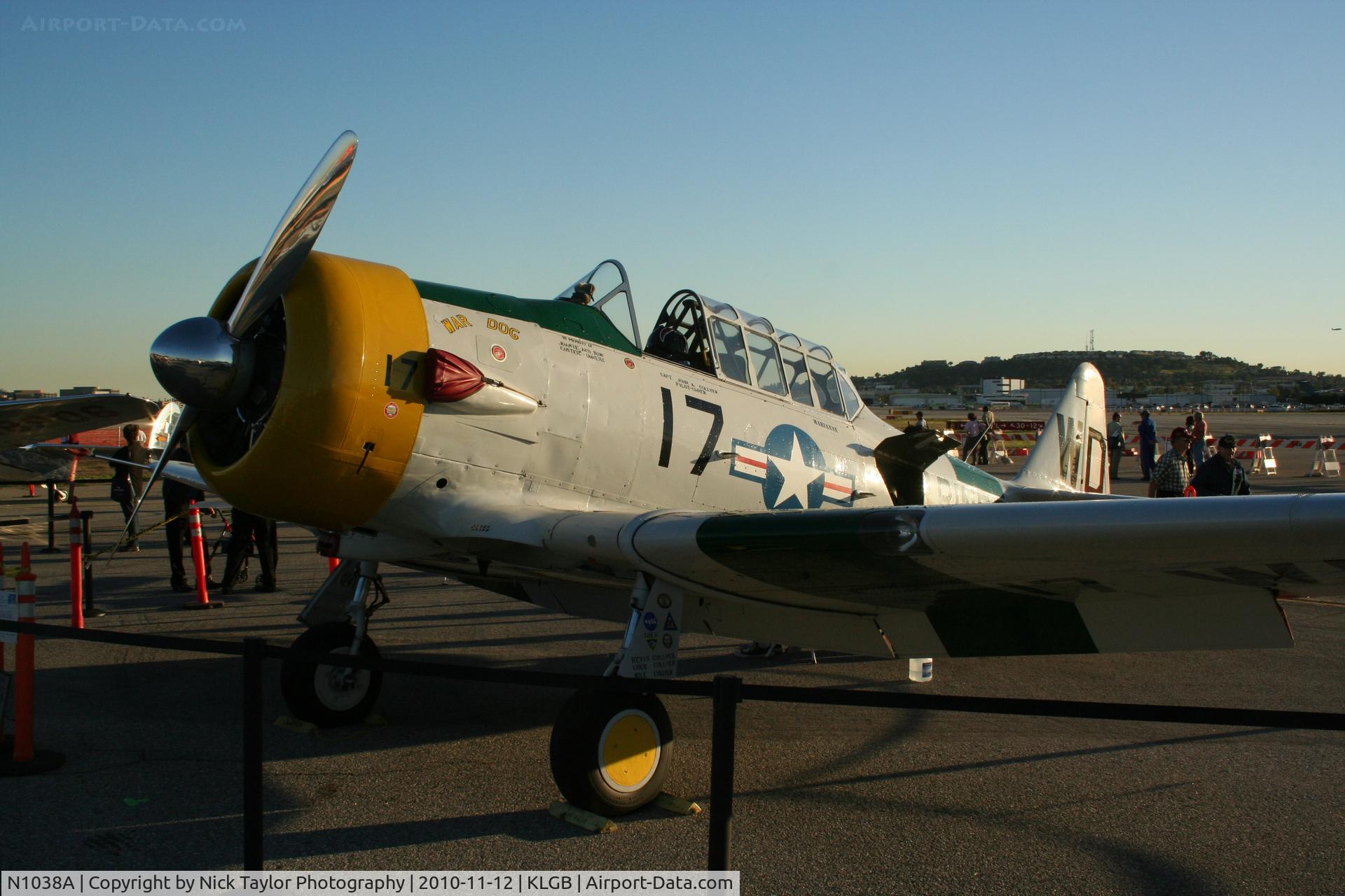 N1038A, 1944 North American SNJ-5 Texan C/N 90917 (121-41633), War Dog at the AOPA airport fest