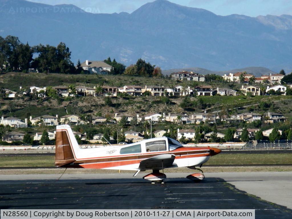 N28560, 1977 Grumman American AA-5B Tiger C/N AA5B0682, 1977 Grumman American AA-5B TIGER, Lycoming O&VO-360 180 Hp