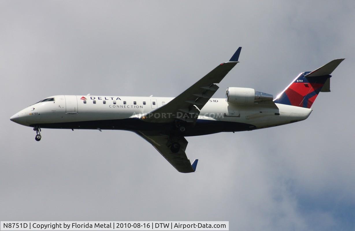 N8751D, 2003 Canadair CRJ-200 (CL-600-2B19) C/N 7751, Delta Connection CRJ-200