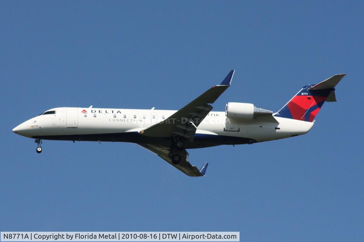 N8771A, 2003 Canadair CRJ-440 (CL-600-2B19) Regional Jet C/N 7771, Delta Connection CRJ-200