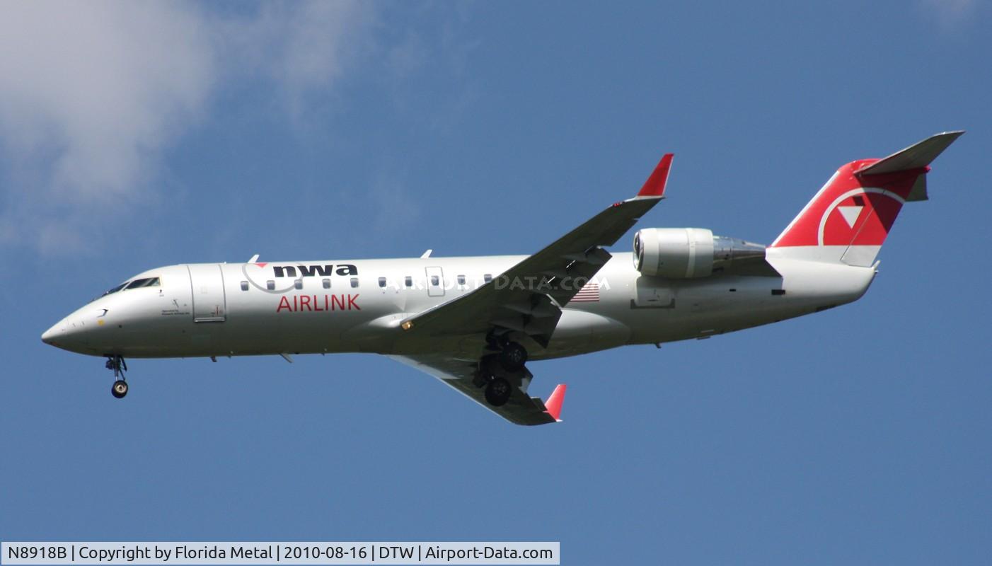 N8918B, 2004 Bombardier CRJ-200 (CL-600-2B19) C/N 7918, Airlink CRJ