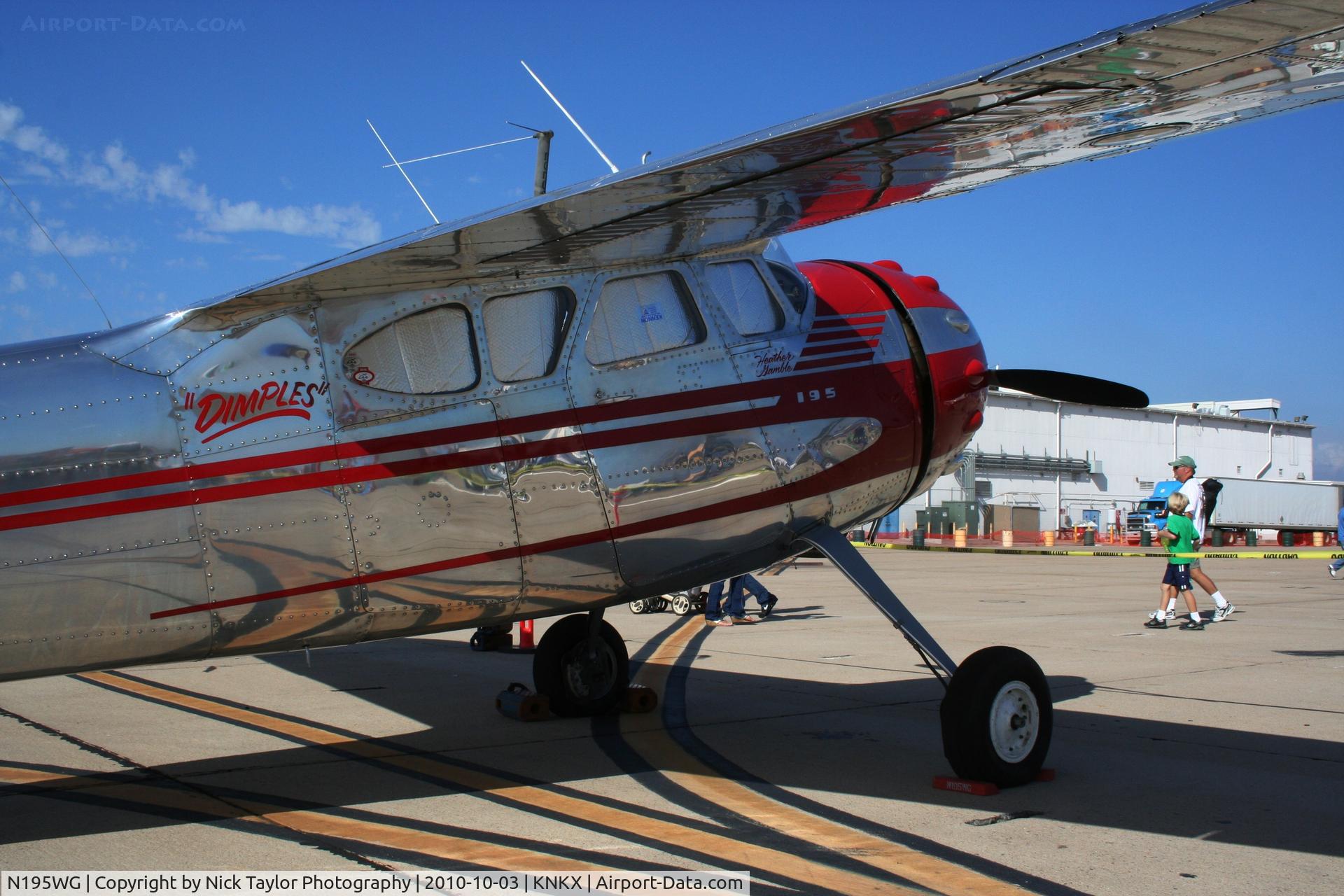 N195WG, 1952 Cessna 195A C/N 7926, 
