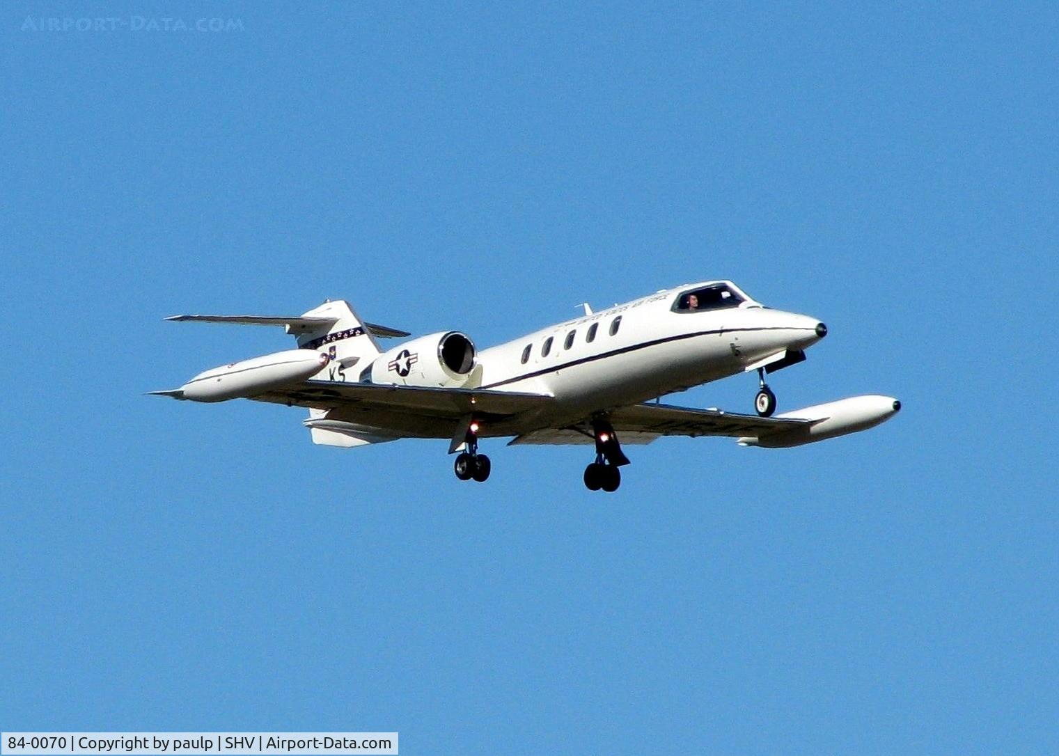 84-0070, 1984 Gates Learjet C-21A C/N 35A-516, Touch and goes at Shreveport Regional.