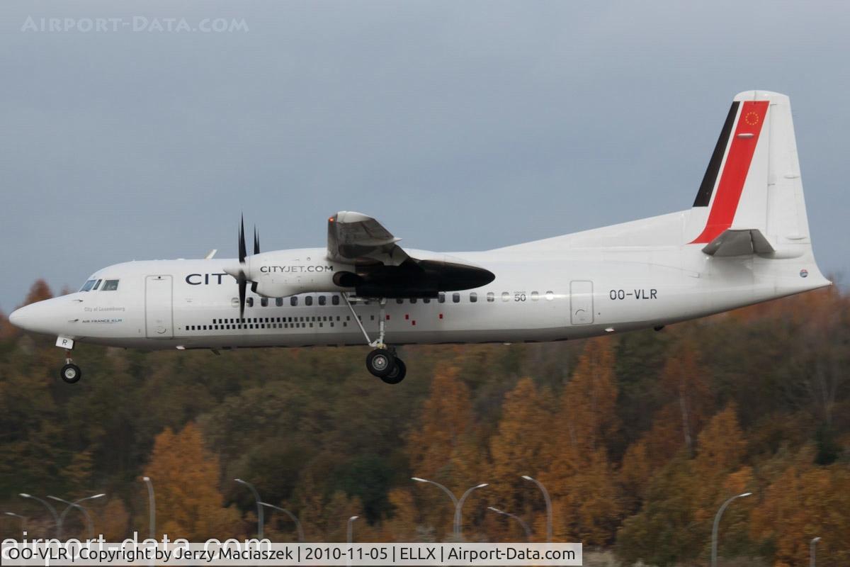 OO-VLR, 1988 Fokker 50 C/N 20121, OO-VLR_Fokker Fokker 50, c/n: 20121
