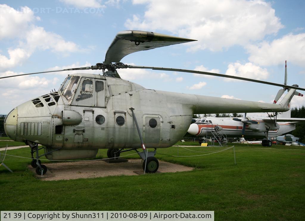 21 39, 1963 Mil Mi-4 Hound C/N 02139, S/n 02139 - Ex. Czech Air Force Mil Mil-4 preserved @ Hermeskeil Museum without markings...