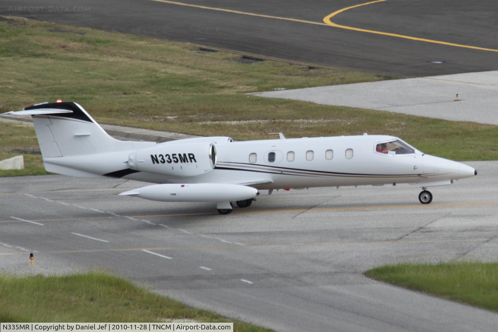 N335MR, 1981 Learjet 35A C/N 35A-443, N335MR taxing to the holding point A