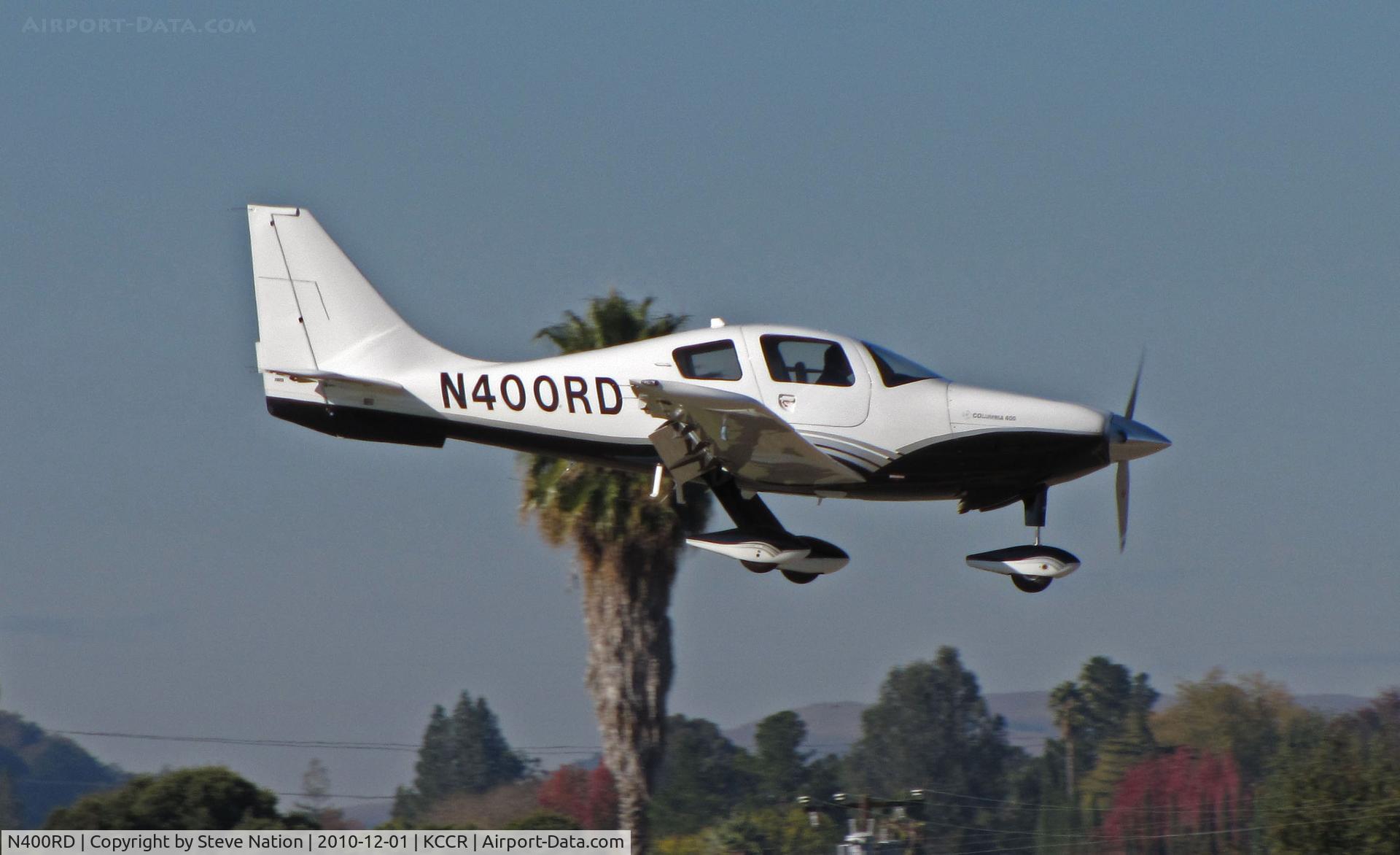 N400RD, 2005 Lancair LC41-550FG C/N 41519, Locally-based 2005 Lancair LC41-550FG on final to RWY 1L @ Buchanan Field, Concord, CA
