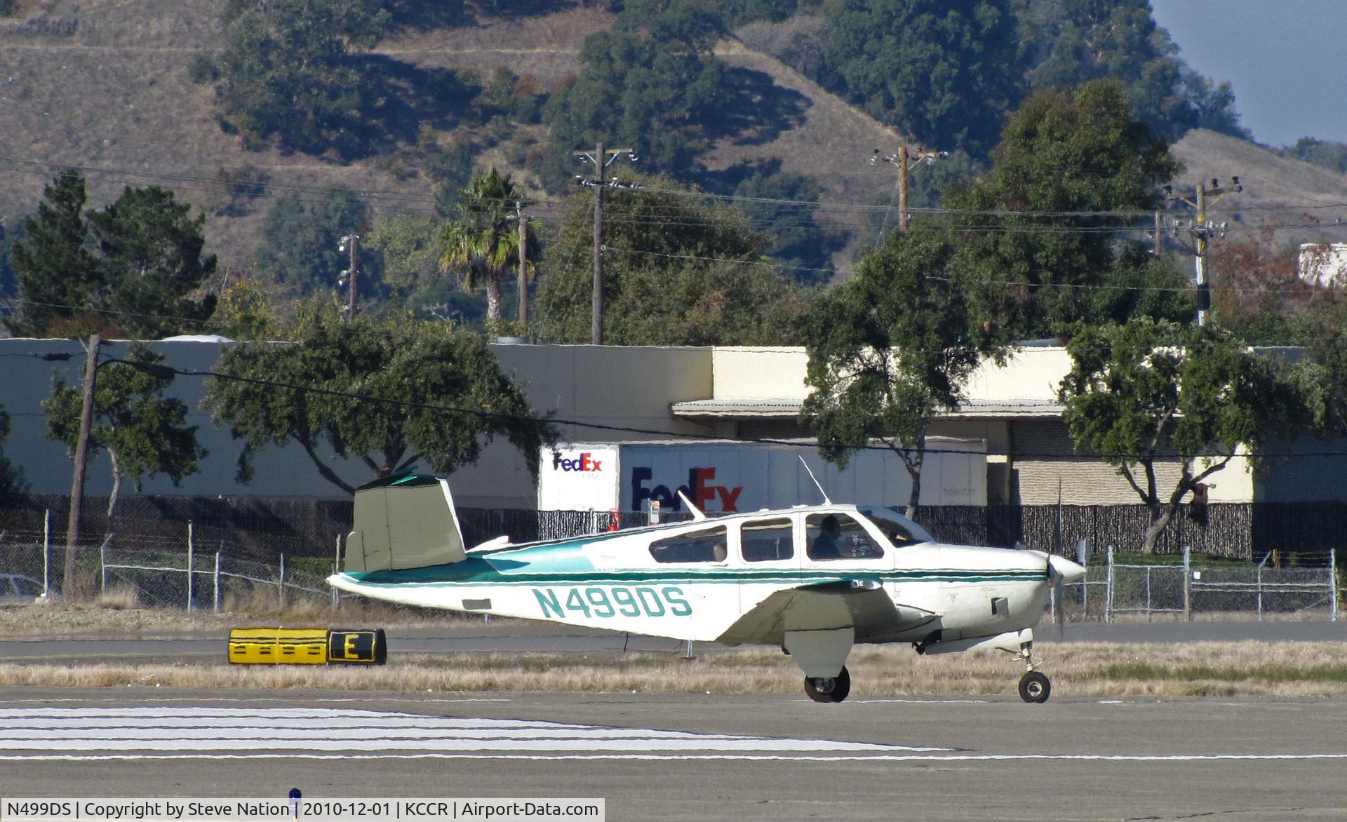 N499DS, 1967 Beech V35 Bonanza C/N D-8316, 1967 Beech V35 taking-off on RWY 1L @ Buchanan Field, Concord, CA