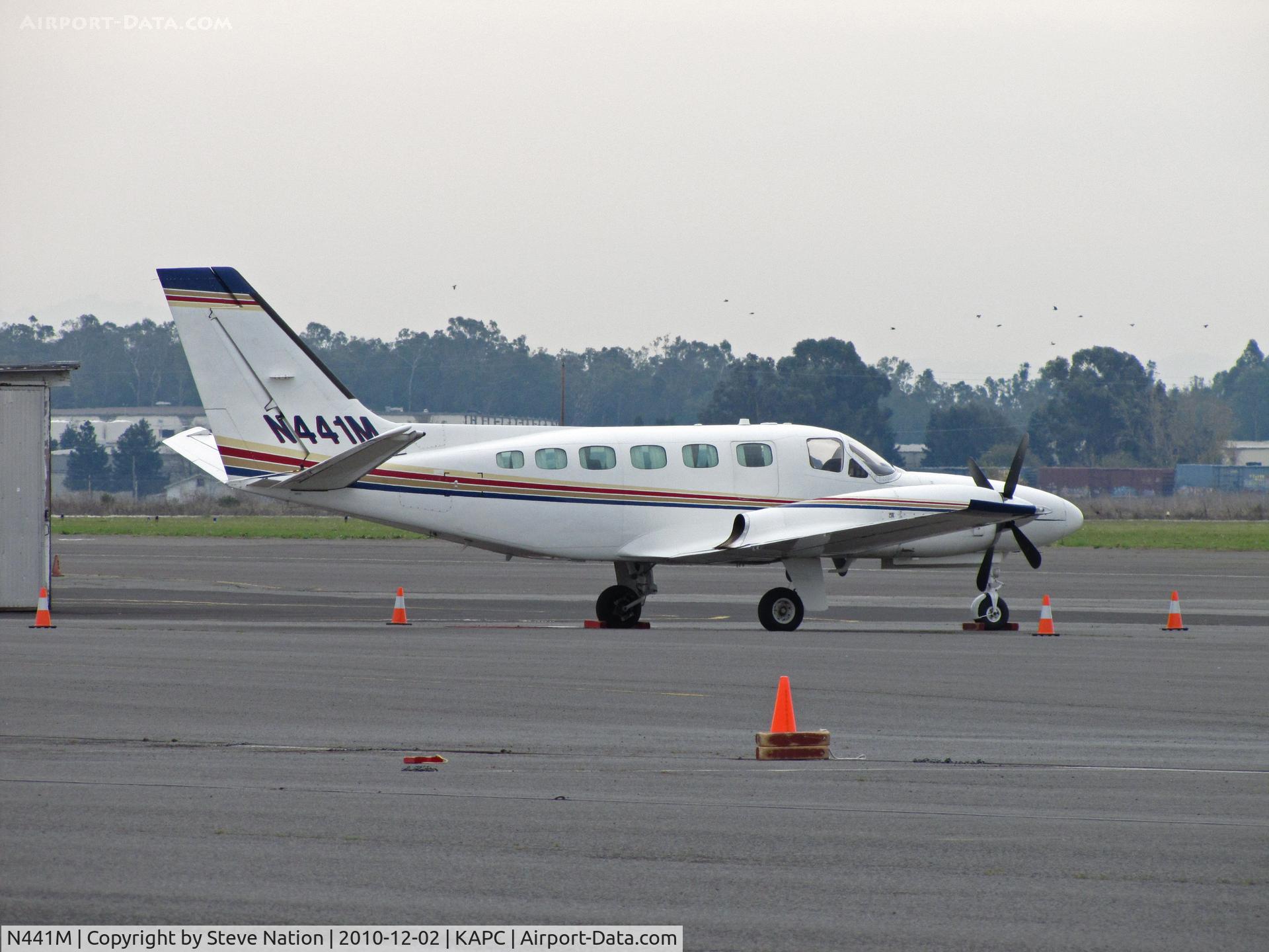 N441M, 1979 Cessna 441 C/N 441-0122, Davandy LLC (Clayton, MO) 1979 Cessna 441 on the Bridgeford Aviation ramp @ Napa County Airport, CA