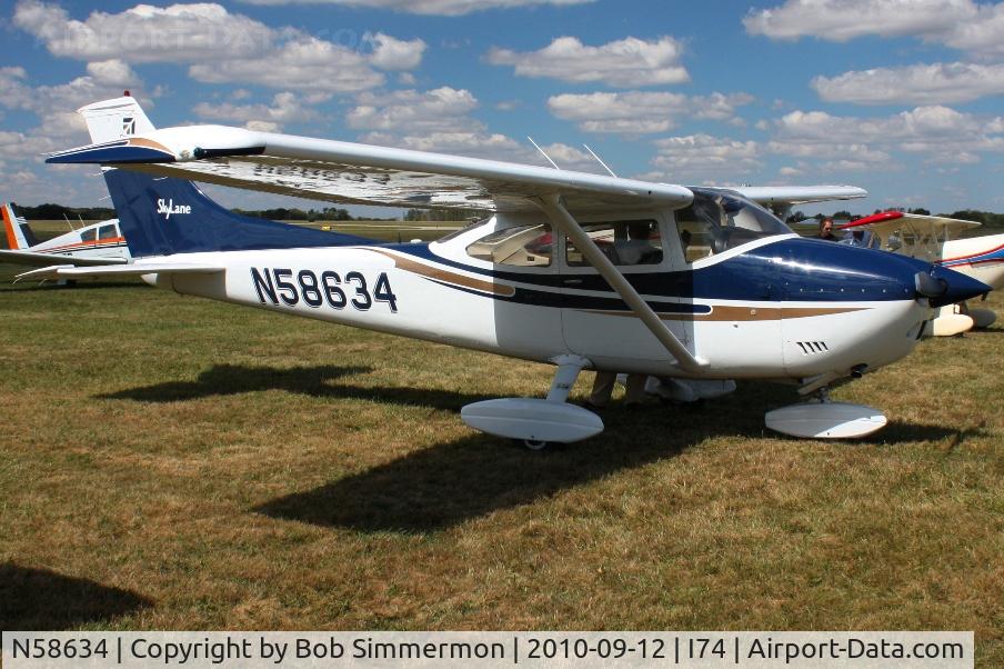 N58634, 1973 Cessna 182P Skylane C/N 18262191, Mid-East Regional Fly-In (MERFI) - Urbana, Ohio