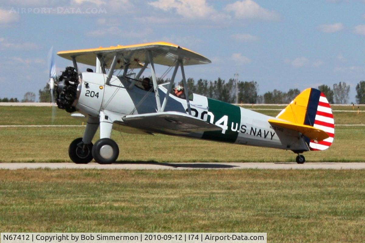 N67412, 1942 Boeing A75N1(PT17) C/N 75-3401, Mid-East Regional Fly-In (MERFI) - Urbana, Ohio