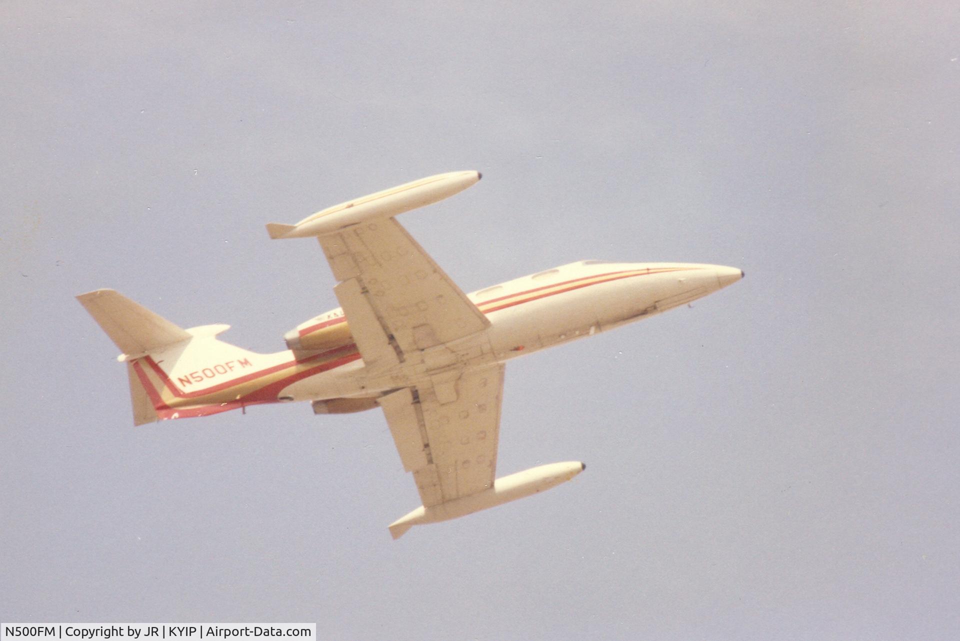 N500FM, Learjet Inc 23 C/N 23-088, N500FM at YIP