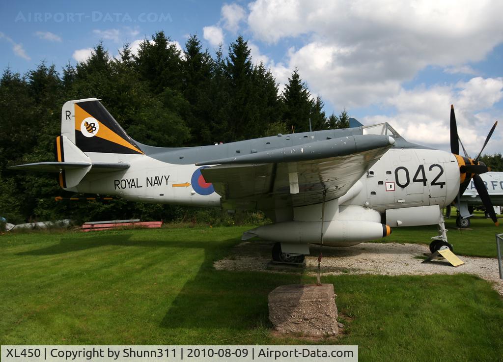 XL450, 1958 Fairey Gannet AEW.3 C/N F9433, Preserved @ Hermeskeil Museum...