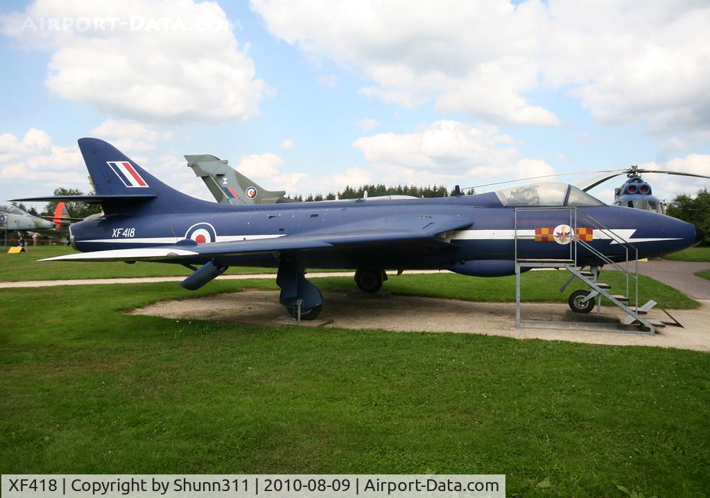 XF418, 1956 Hawker Hunter F.6A C/N S4/U/3294, Preserved @ Hermeskeil Museum...