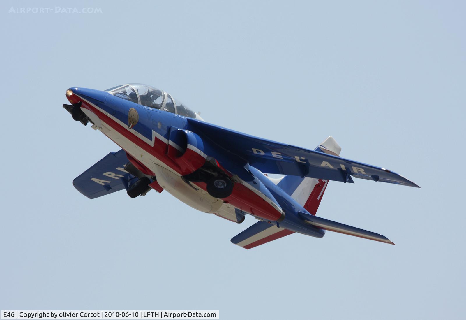 E46, Dassault-Dornier Alpha Jet E C/N E46, Hyeres airshow 2010