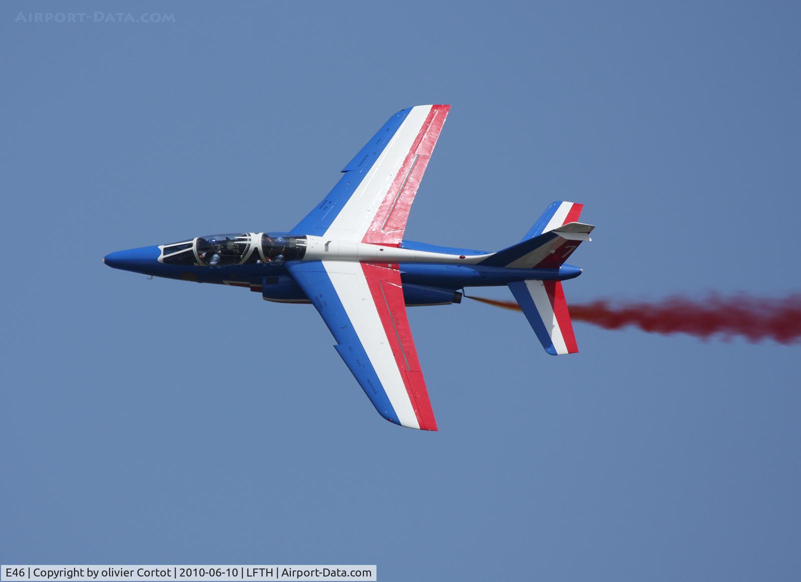 E46, Dassault-Dornier Alpha Jet E C/N E46, Hyeres airshow 2010