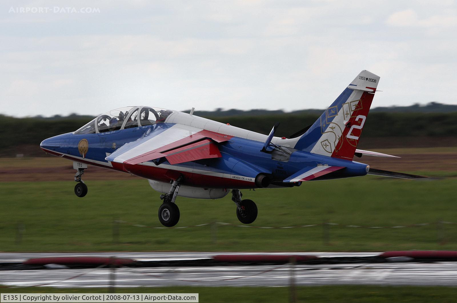E135, Dassault-Dornier Alpha Jet E C/N E135, Avord airshow 2008