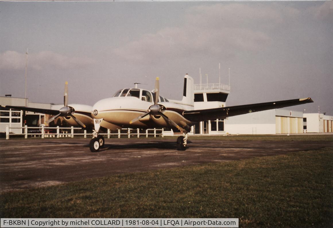 F-BKBN, 1961 Beech D50E Twin Bonanza C/N DH-312, This is our F-BKBN purchased in 1981 with a new painting. It was in excellent condition .
