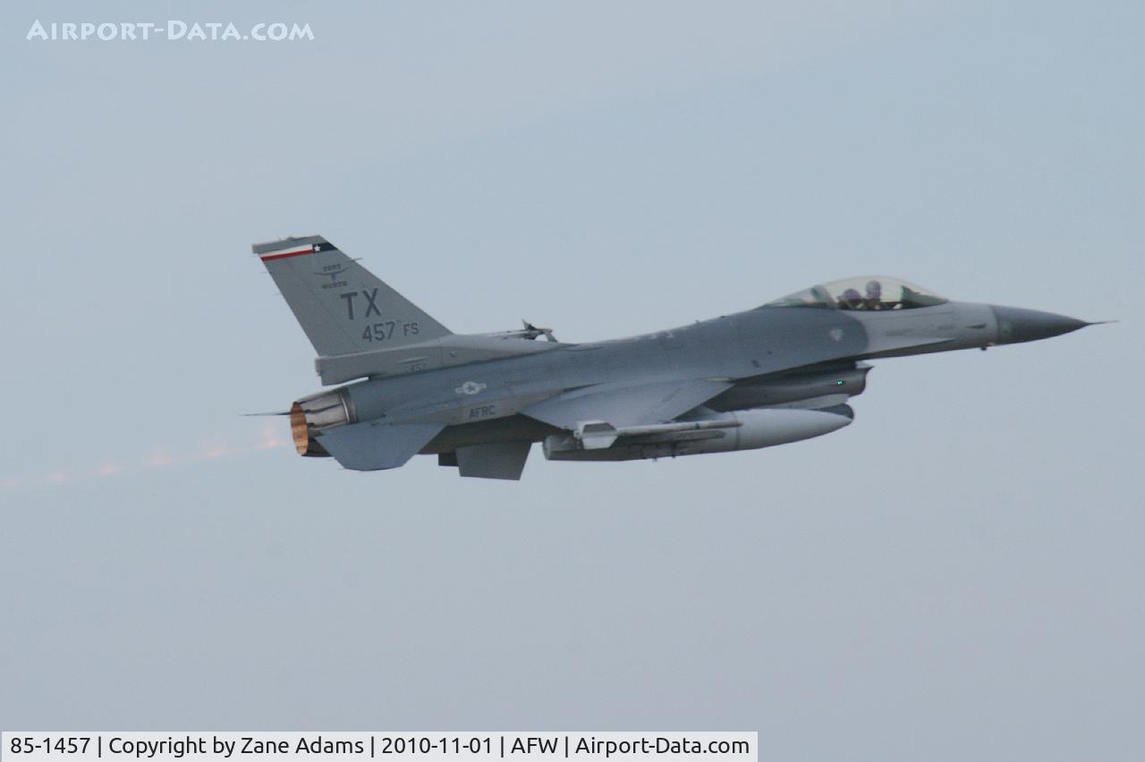 85-1457, 1985 General Dynamics F-16C Fighting Falcon C/N 5C-237, At the 2010 Alliance Airshow - Fort Worth, TX