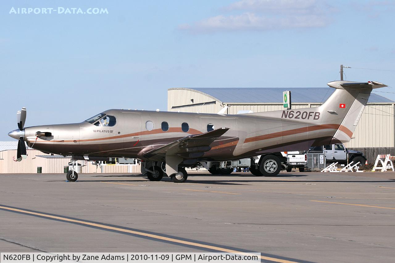 N620FB, 2008 Pilatus PC-12/47E C/N 1070, At Grand Prairie Municipal - City of Phoenix Pilatus in town for a visit.