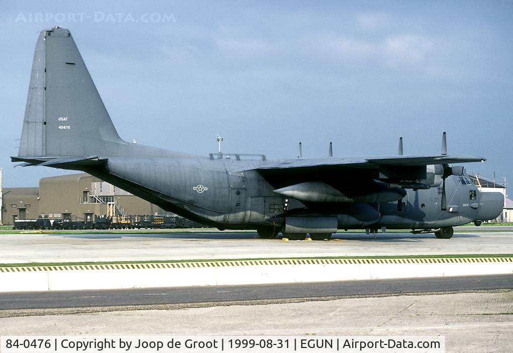 84-0476, 1984 Lockheed MC-130H Combat Talon II C/N 382-5042, 7 SOS/351 SOG on the flightline of its home base.