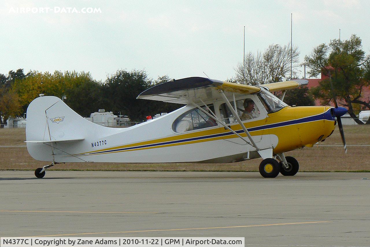 N4377C, 1956 Champion 7EC C/N 7EC-401, At Grand Prairie Municipal - TX