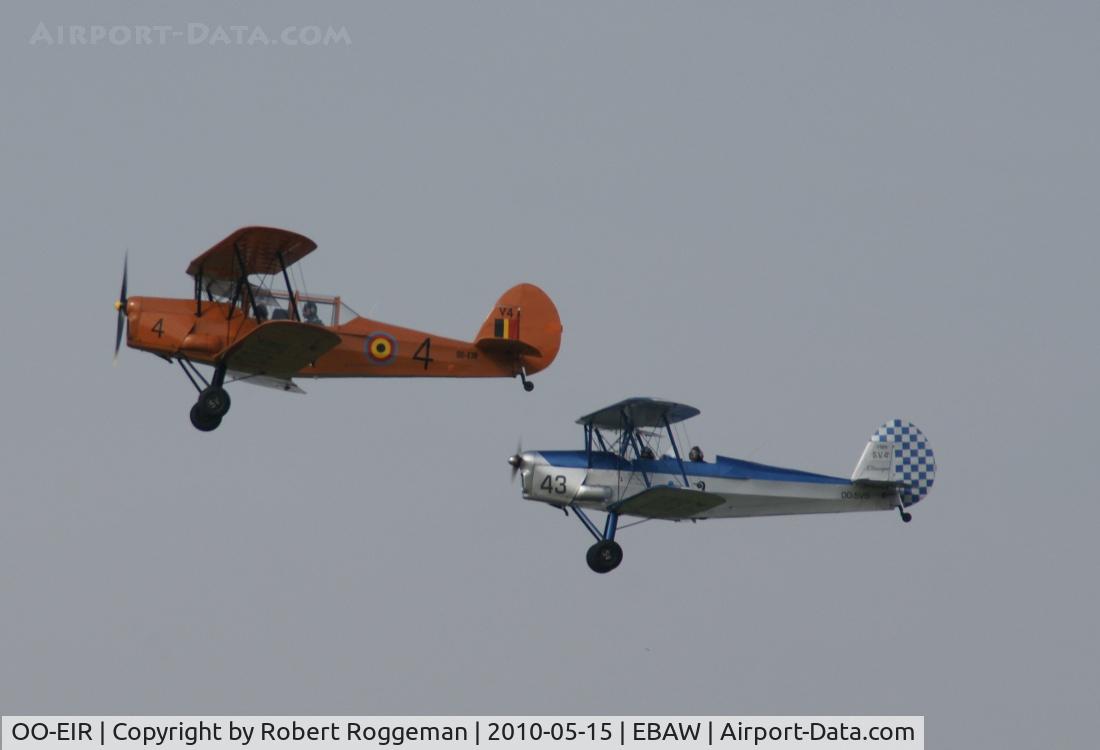 OO-EIR, 1948 Stampe-Vertongen SV-4B C/N 1144, OO-EIR ex V-4 and OO-SVB ex V-43 Belgian Air Force