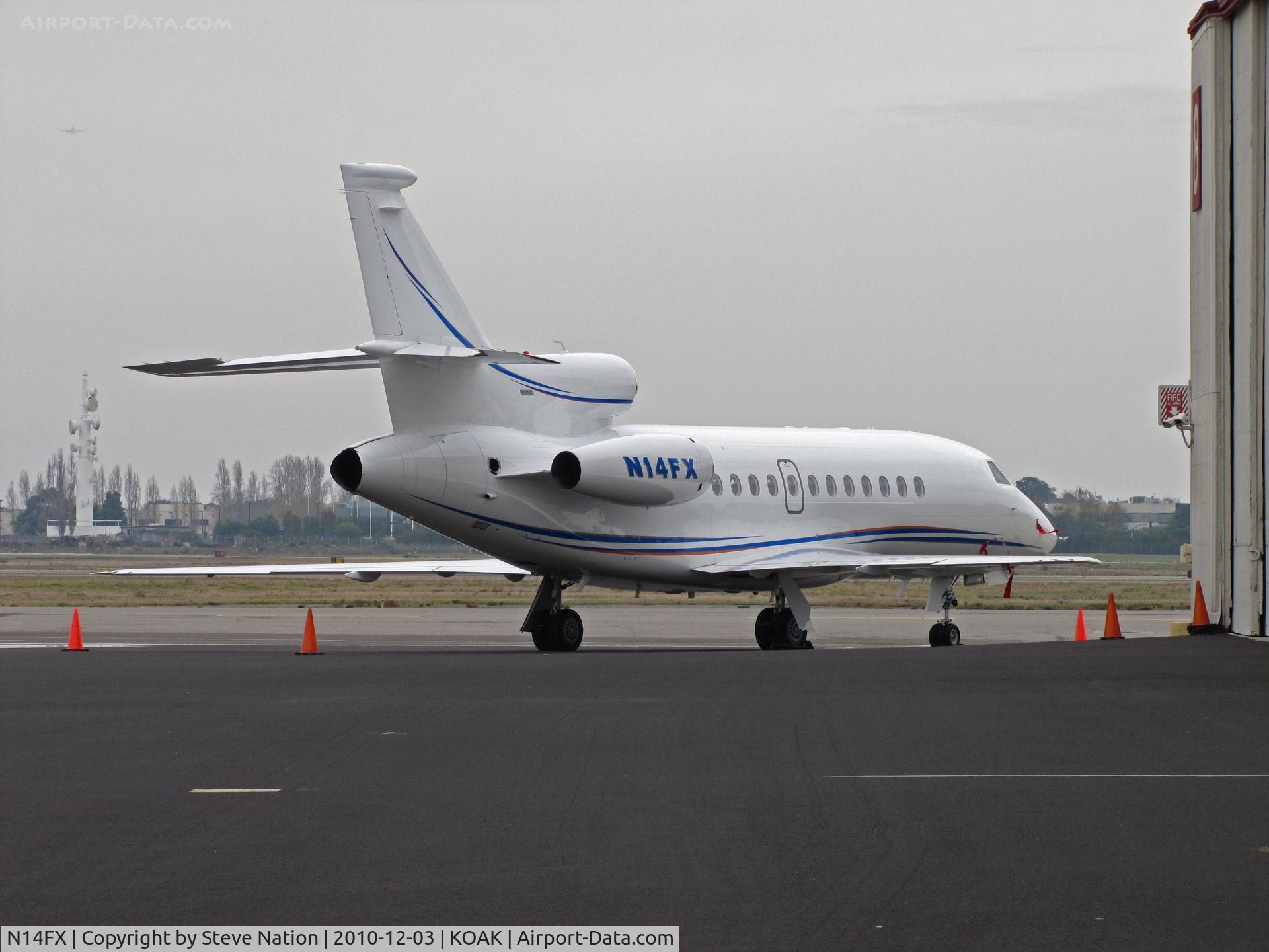 N14FX, Dassault Falcon 900EX C/N 624, Locally-based Falcon 900EX on North Ramp @ Oakland International Airport, CA