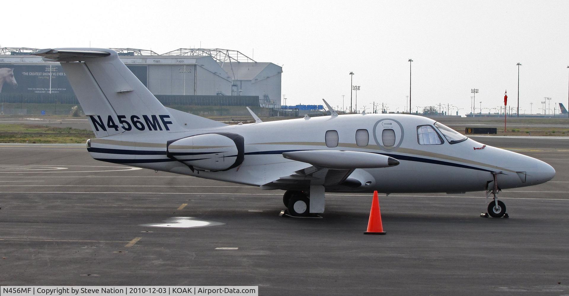 N456MF, 2007 Eclipse Aviation Corp EA500 C/N 000050, Bigfork Logistics LLC (Bigfork, MT) 2007 Eclipse EA500visiting on North Field ramp @ Oakland International Airport, CA
