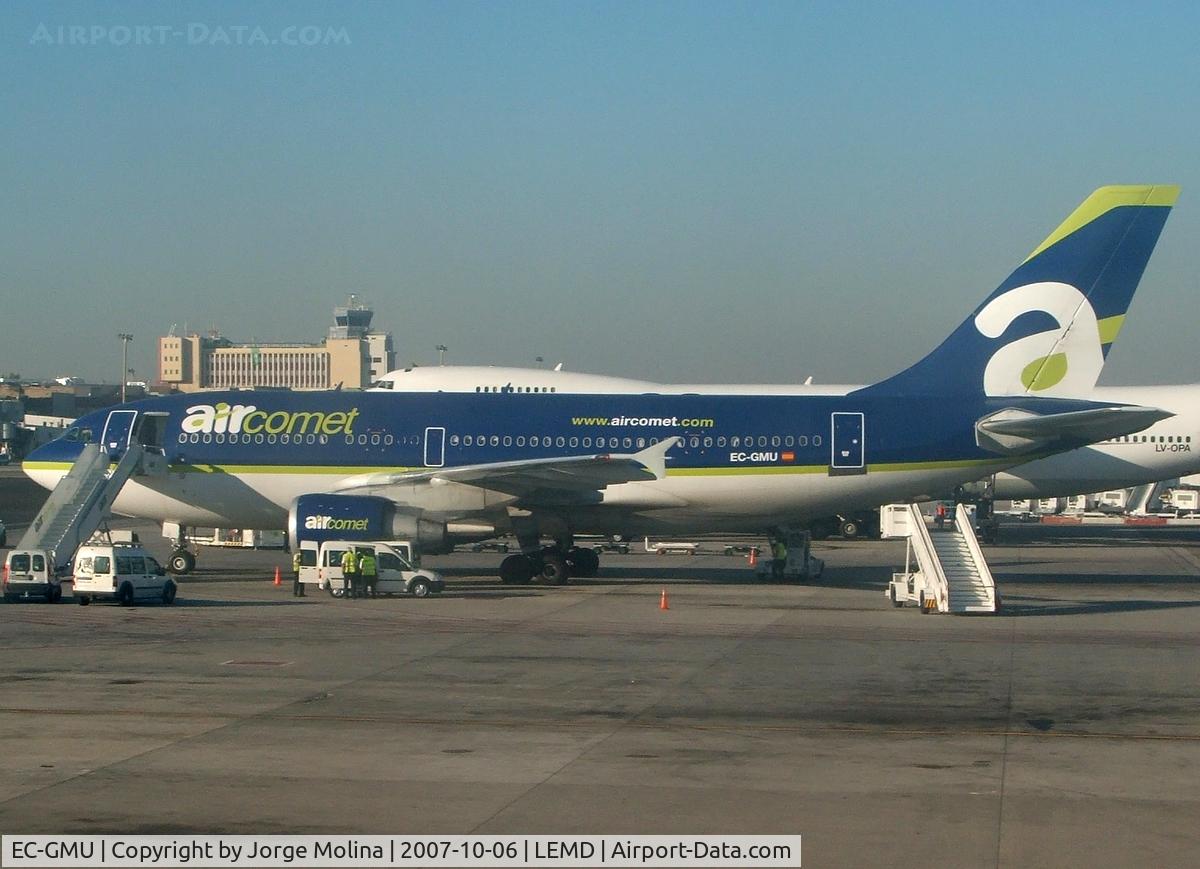 EC-GMU, 1988 Airbus A310-324 C/N 451, Parked on Barajas Airport.