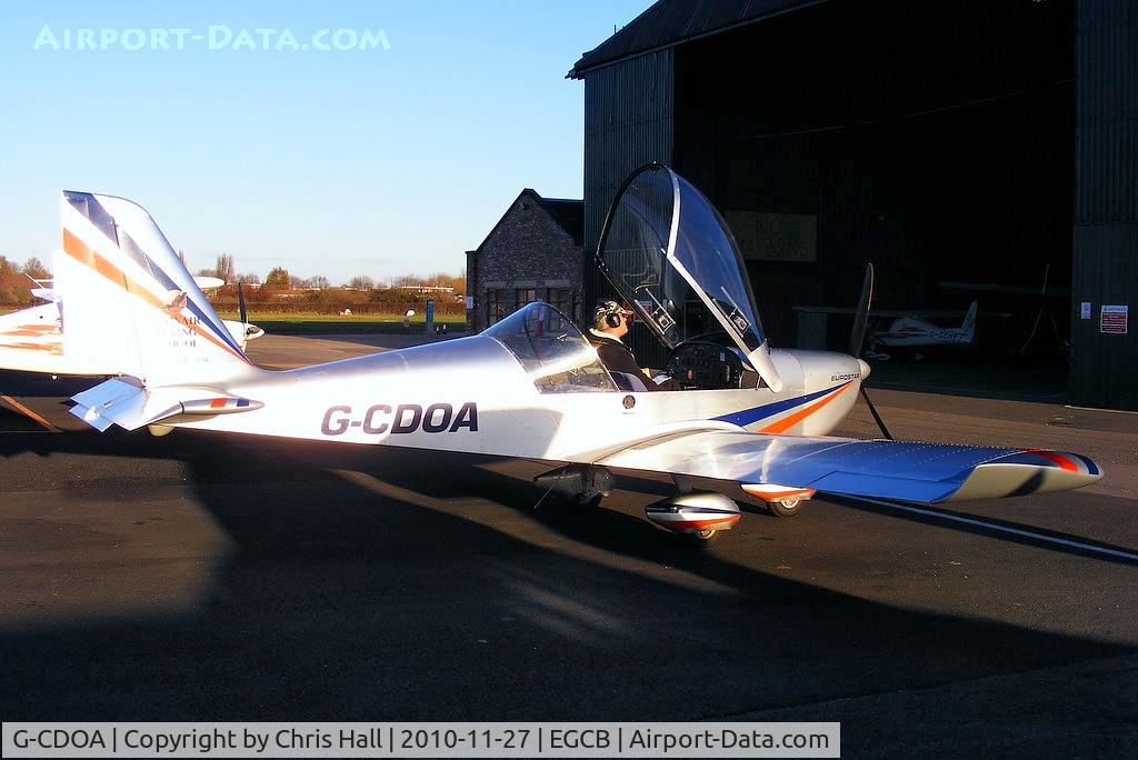 G-CDOA, 2005 Evektor-Aerotechnik EV-97 Teameurostar UK C/N 2506, Mainair Microlight School Ltd
