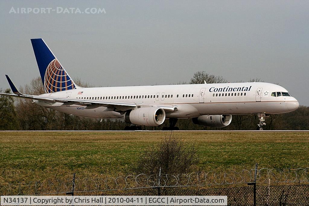 N34137, 1999 Boeing 757-224 C/N 30229, Continental Airlines