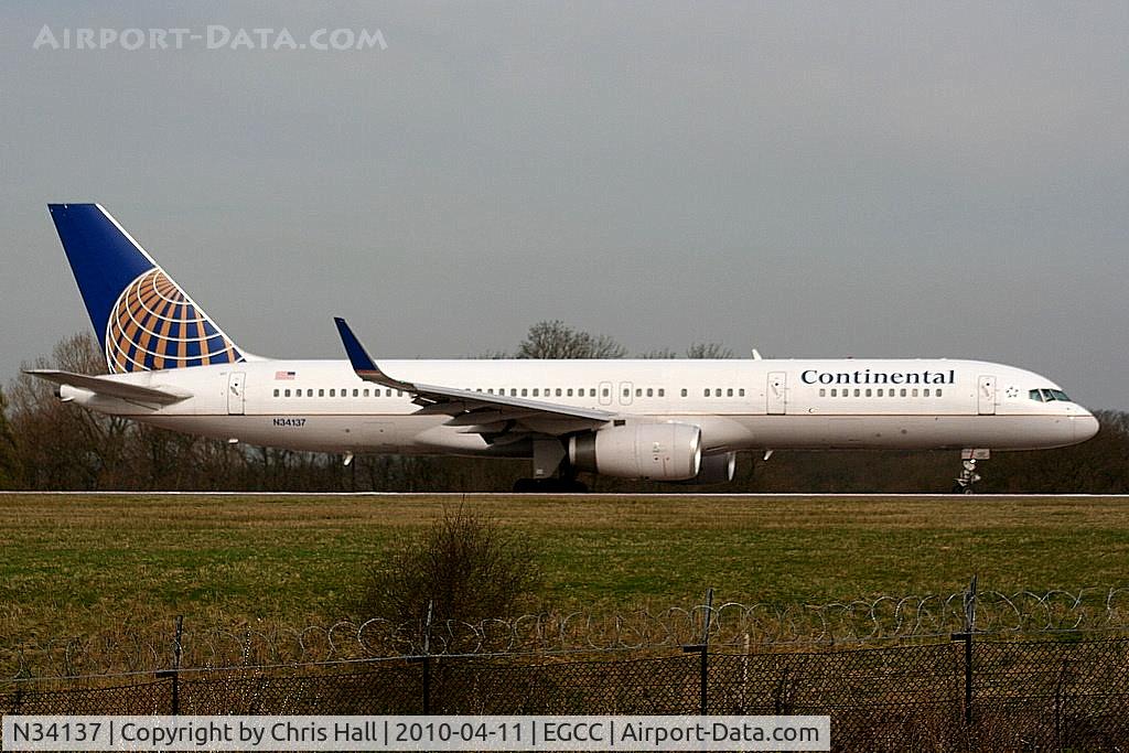 N34137, 1999 Boeing 757-224 C/N 30229, Continental Airlines
