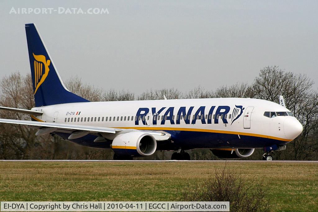 EI-DYA, 2008 Boeing 737-8AS C/N 33631, Ryanair