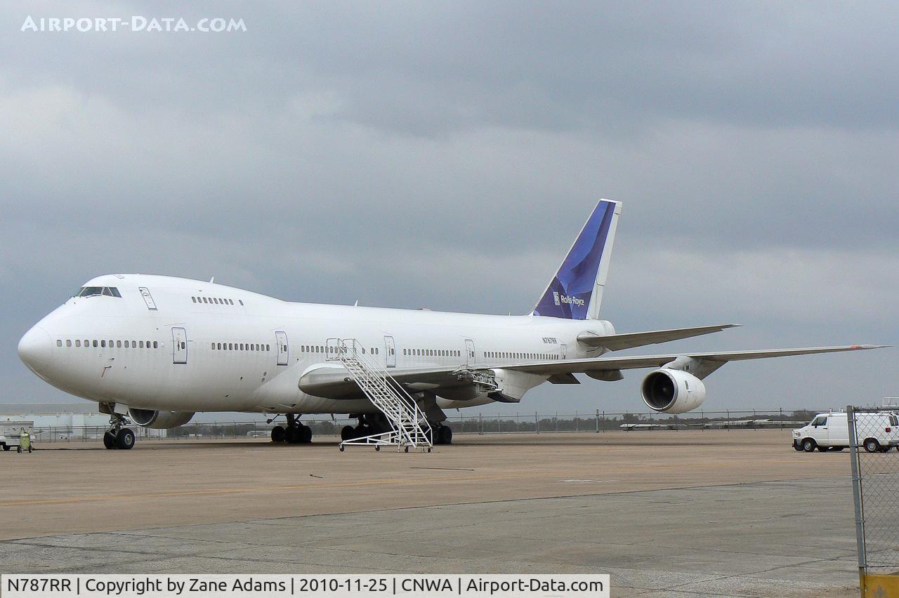 N787RR, 1980 Boeing 747-267B C/N 21966, Rolls Royce engine test aircraft at TSTC Airport - Waco, TX