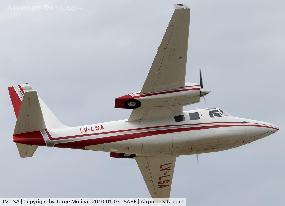 LV-LSA, Aero Commander 500S Shrike Commander C/N Not found LV-LSA, Taking off RWY 13.