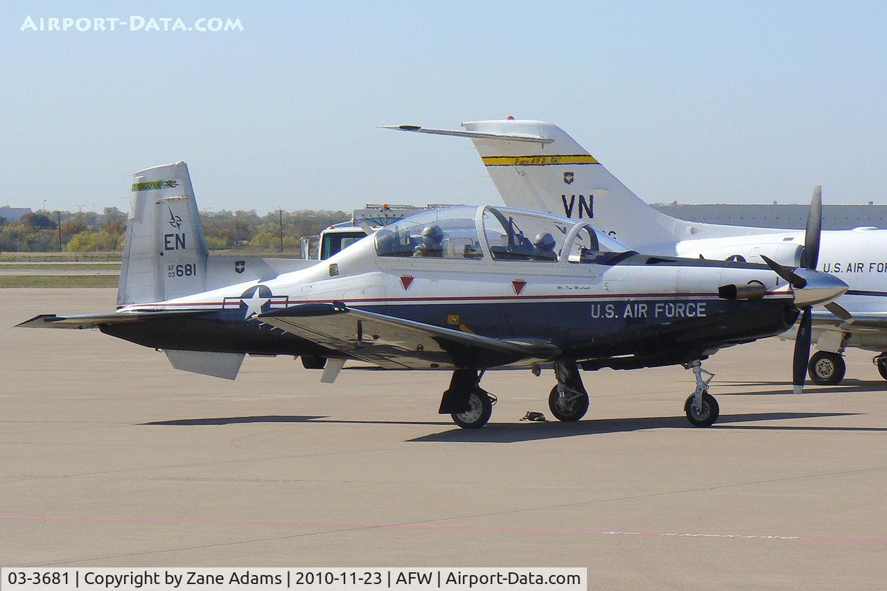 03-3681, 2003 Raytheon T-6A Texan II C/N PT-227, At Alliance Airport - Fort Worth, TX
