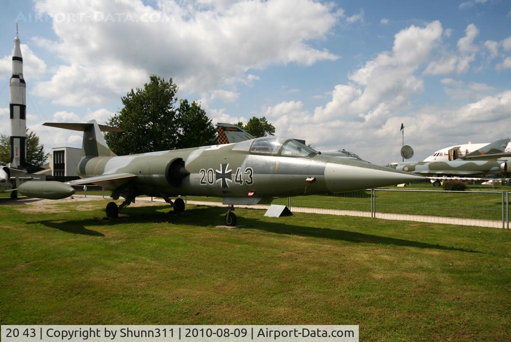 20 43, Lockheed F-104G Starfighter C/N 683-2050, Preserved @ Hermeskeil Museum