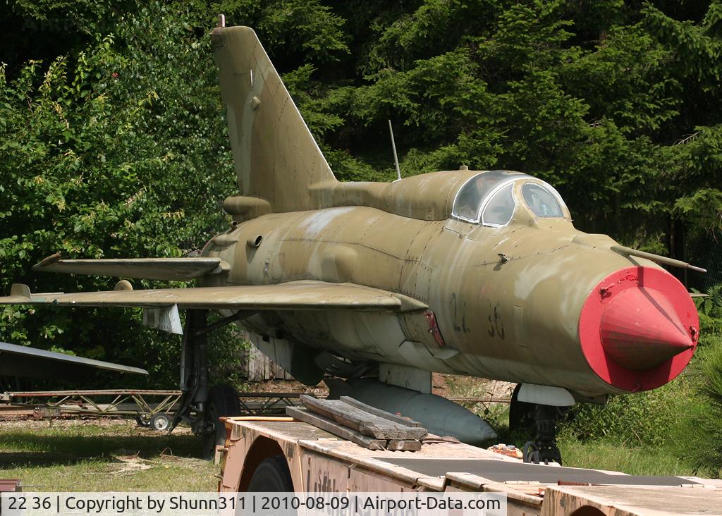 22 36, Mikoyan-Gurevich MiG-21SPS C/N 94A5209, Preserved @ Hermeskeil Museum