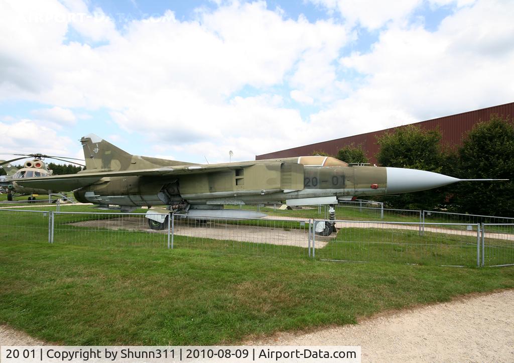 20 01, Mikoyan-Gurevich MiG-23MF C/N 390213095, Preserved @ Hermeskeil Museum