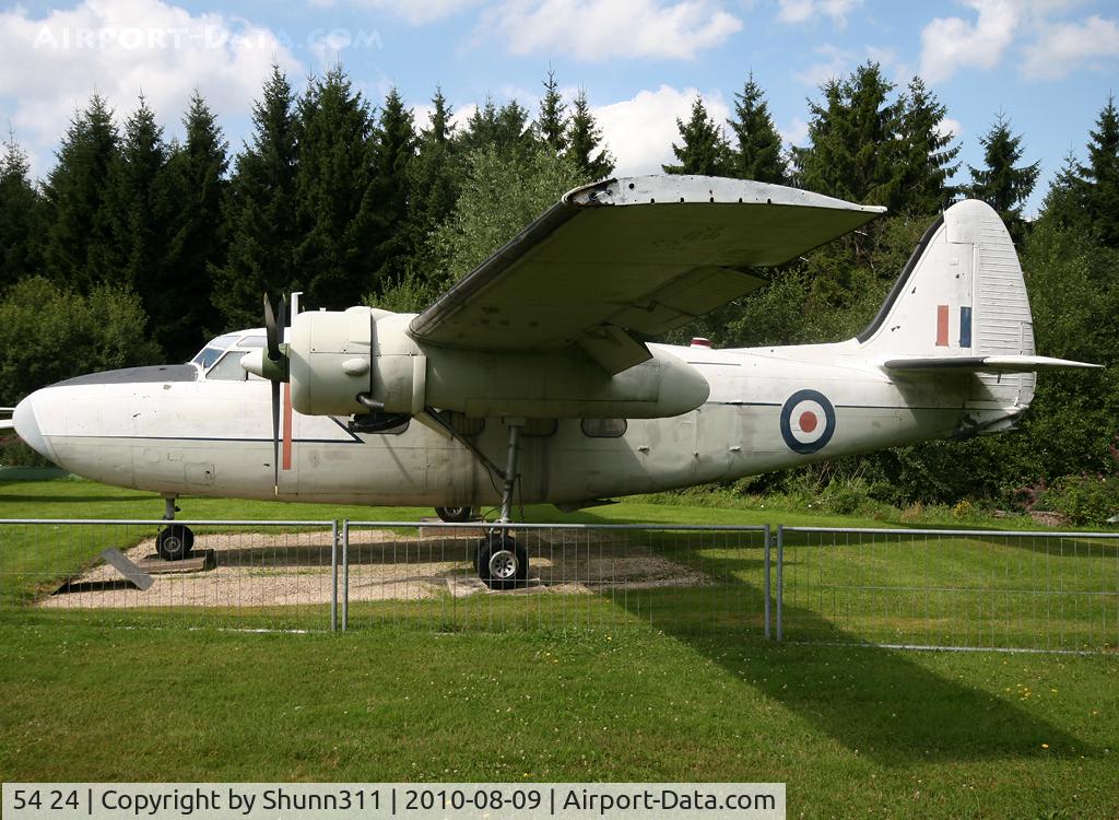 54 24, Hunting Percival P-66 Pembroke C54 C/N PAC/66/1016, Preserved @ Hermeskeil Museum in RAF c/s...
