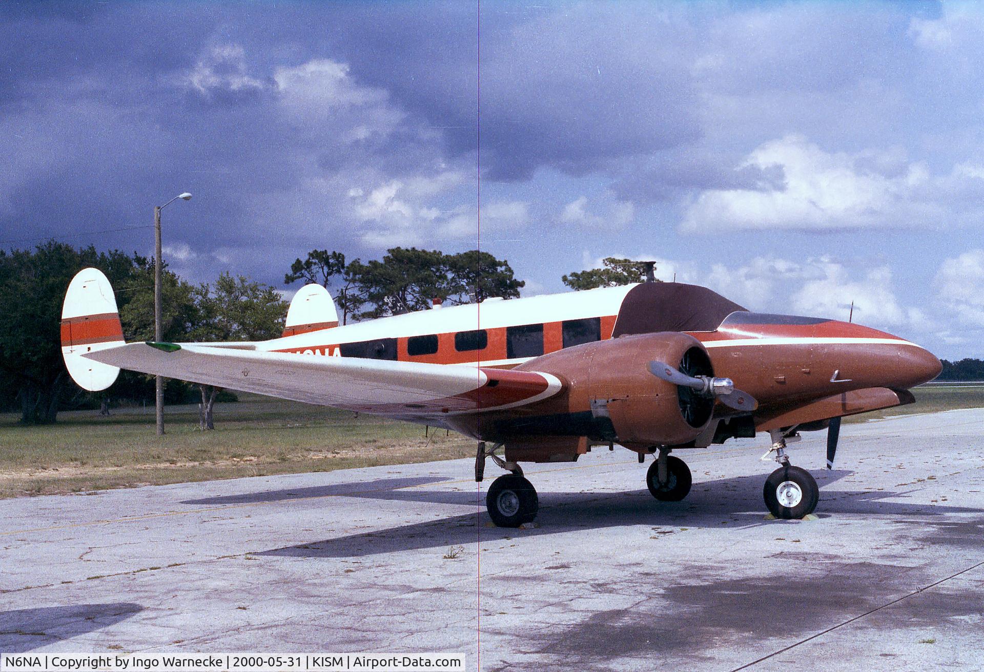 N6NA, 1952 Beech C-45H Expeditor C/N AF-817, Beechcraft C-45H at Kissimmee airport, close to the Flying Tigers Aircraft Museum
