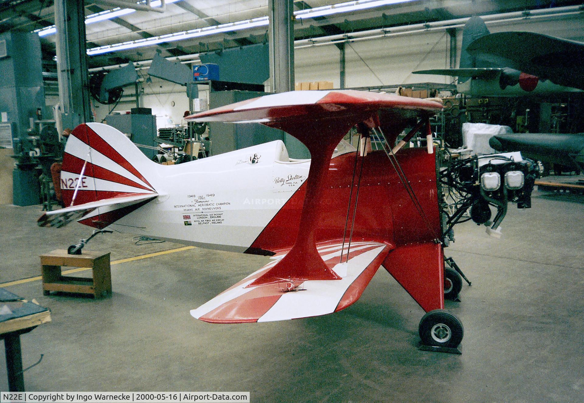 N22E, 1946 Pitts S-1C Special C/N 2 (N22E), Pitts Special at the NASMs Paul Garber Facitility, Suitland MD