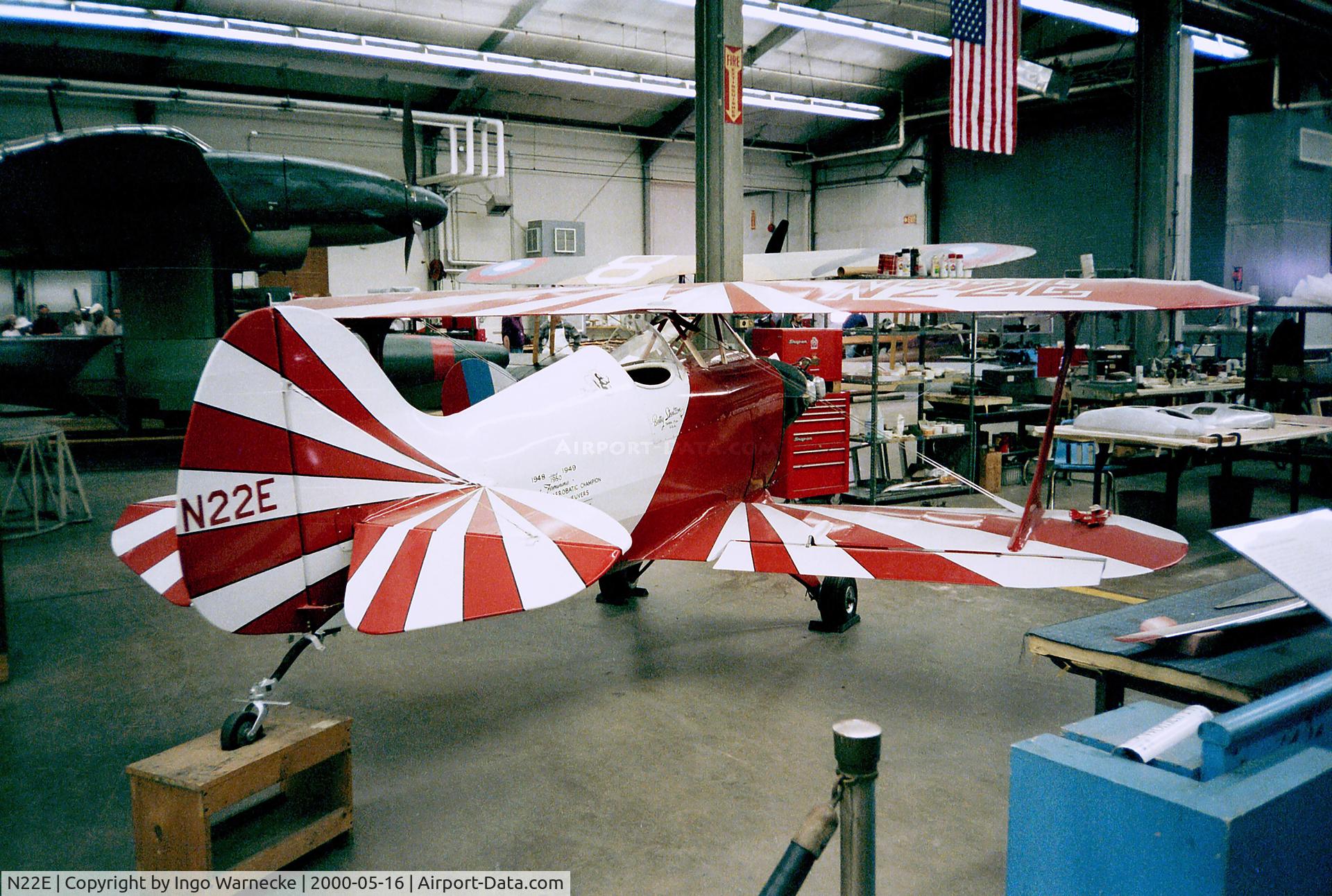 N22E, 1946 Pitts S-1C Special C/N 2 (N22E), Pitts Special at the NASMs Paul Garber Facitility, Suitland MD