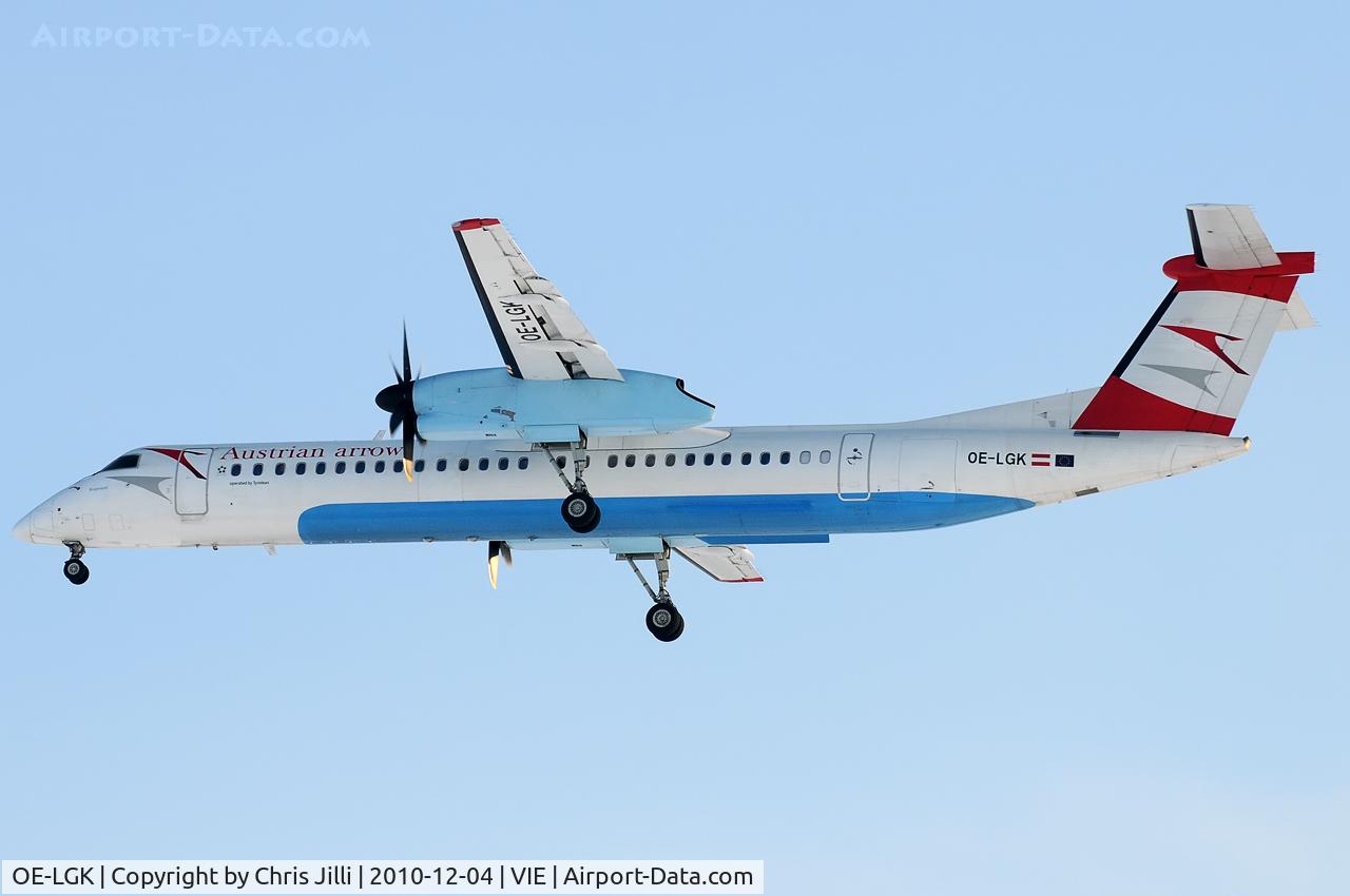 OE-LGK, 2009 De Havilland Canada DHC-8-402Q Dash 8 C/N 4280, Austrian