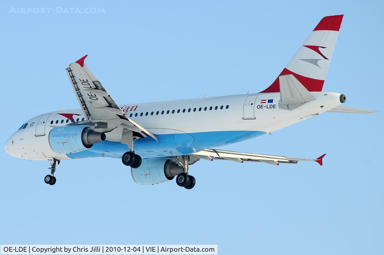 OE-LDE, 2005 Airbus A319-112 C/N 2494, Austrian