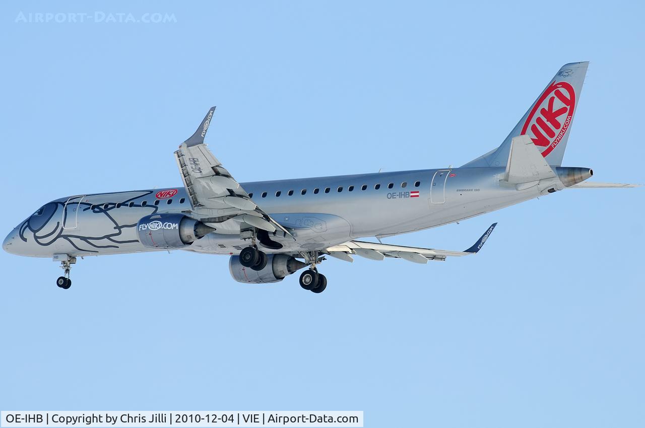 OE-IHB, 2009 Embraer 190LR (ERJ-190-100LR) C/N 19000294, NIKI